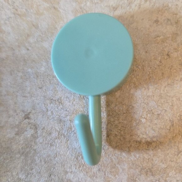 Blue Loopy Hand Towel with Hanging Loop Chenille and Plastic Hanger - Picture 7 of 8